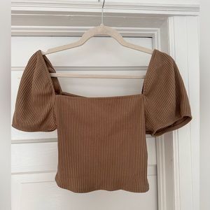 H&M never worn w/o tags crop shirt